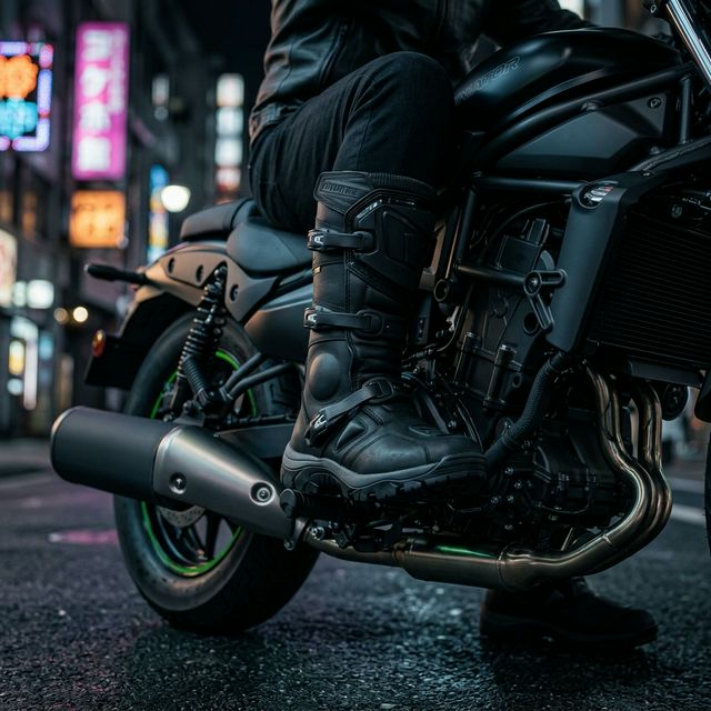 Forma Adventure Preto para Kawasaki Eliminator 500