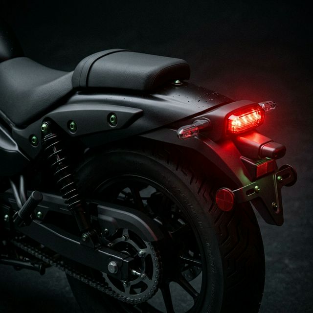 Detalhe da lanterna traseira LED: assinatura visual única.