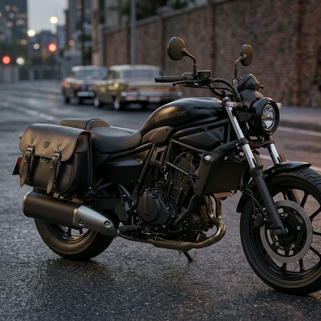 Kit Alforge Tondin Master Plus + Afastador para Kawasaki Eliminator 500