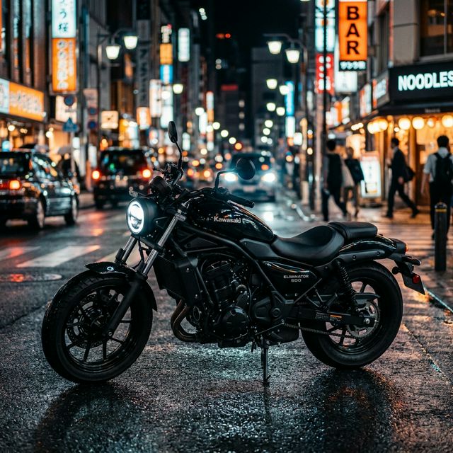 Kawasaki Eliminator 500 2024 nas ruas